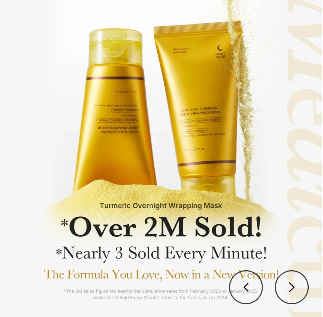 Summers ~ Kojic Acid & Turmeric Overnight Collagen Mask