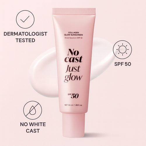 Collagen Glow Sunscreen ~ With SPF 50