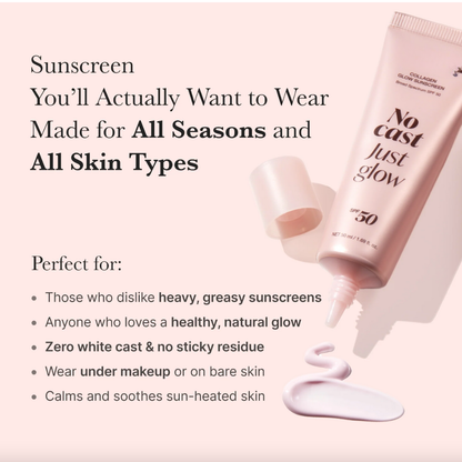 Collagen Glow Sunscreen ~ With SPF 50