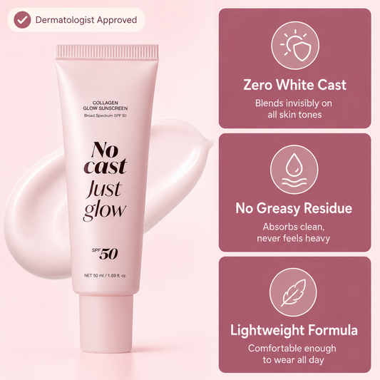 Collagen Glow Sunscreen ~ With SPF 50