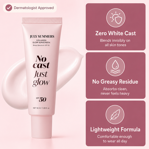 Collagen Glow Sunscreen ~ With SPF 50