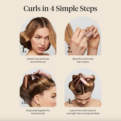 Luxury ~ Satin Flexi Rods 6pc Set